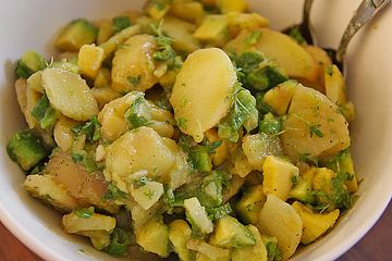 Kartoffel Avocado Salat Mit Kresse Von Rainbowchild13 Chefkoch