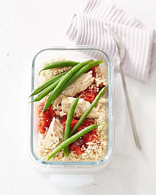 Thunfisch-Tomaten Salat mit Quinoa und Reis