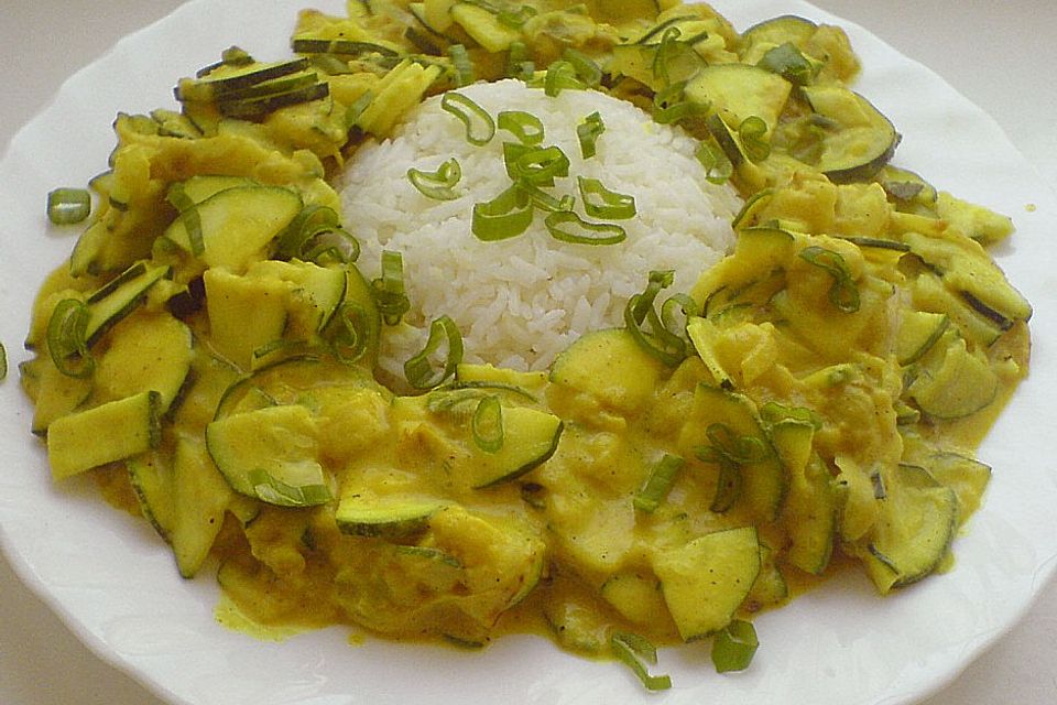 Bananen-Zucchini-Curry