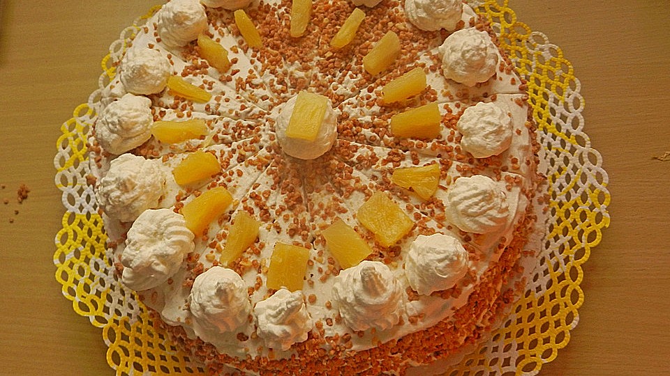 Ananas Mandel Torte Von Evisperling1 Chefkoch 