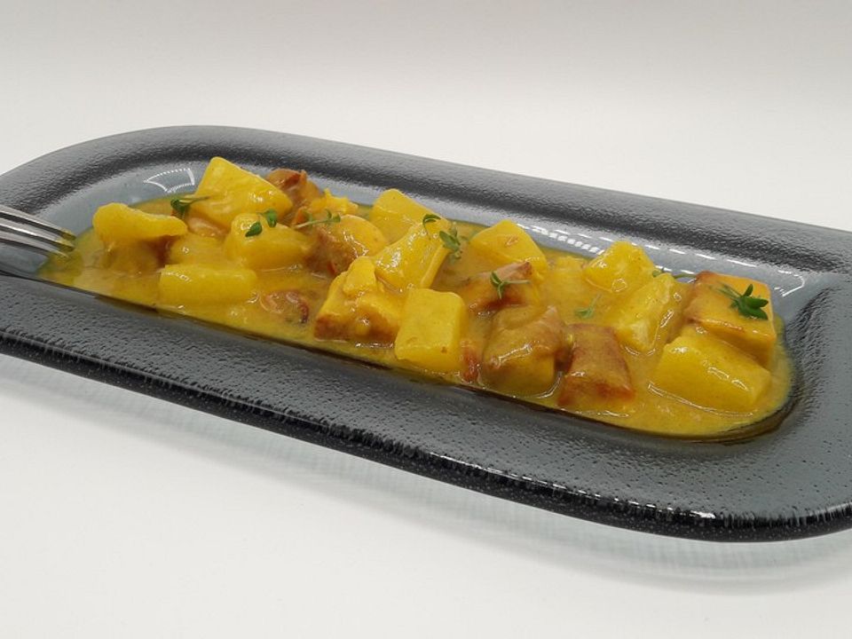Currygeschnetzeltes mit Ananas und Kokosmilch von Sandybee | Chefkoch