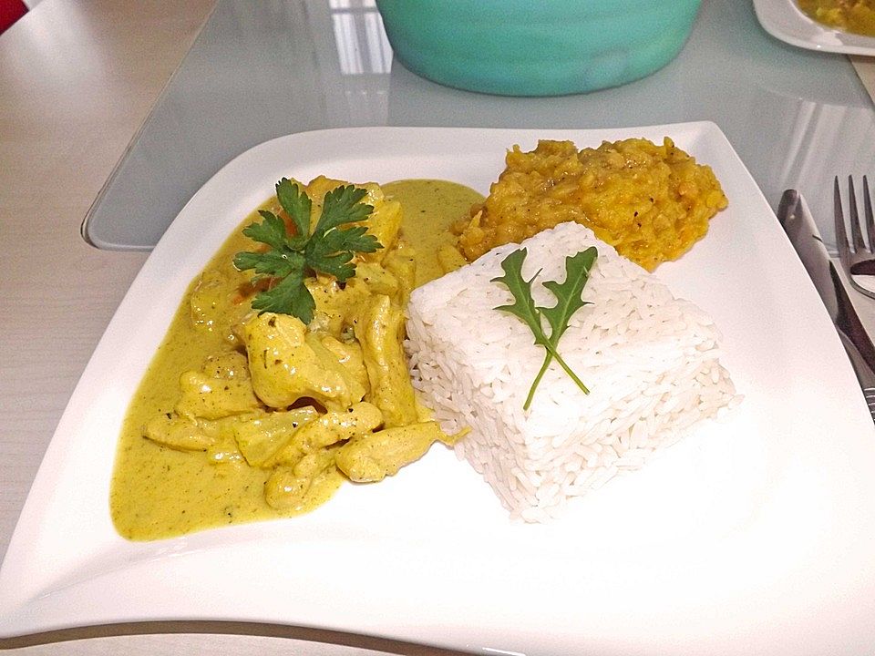 Currygeschnetzeltes mit Ananas und Kokosmilch von Sandybee| Chefkoch