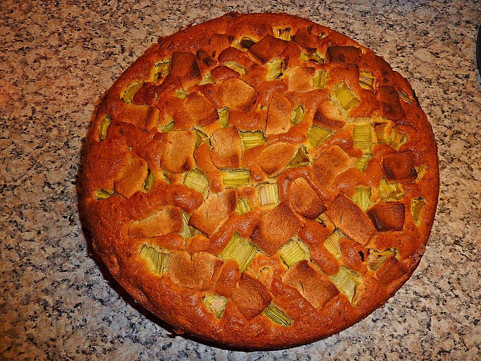 Rhabarber-Marzipan-Kuchen von DerMagen| Chefkoch