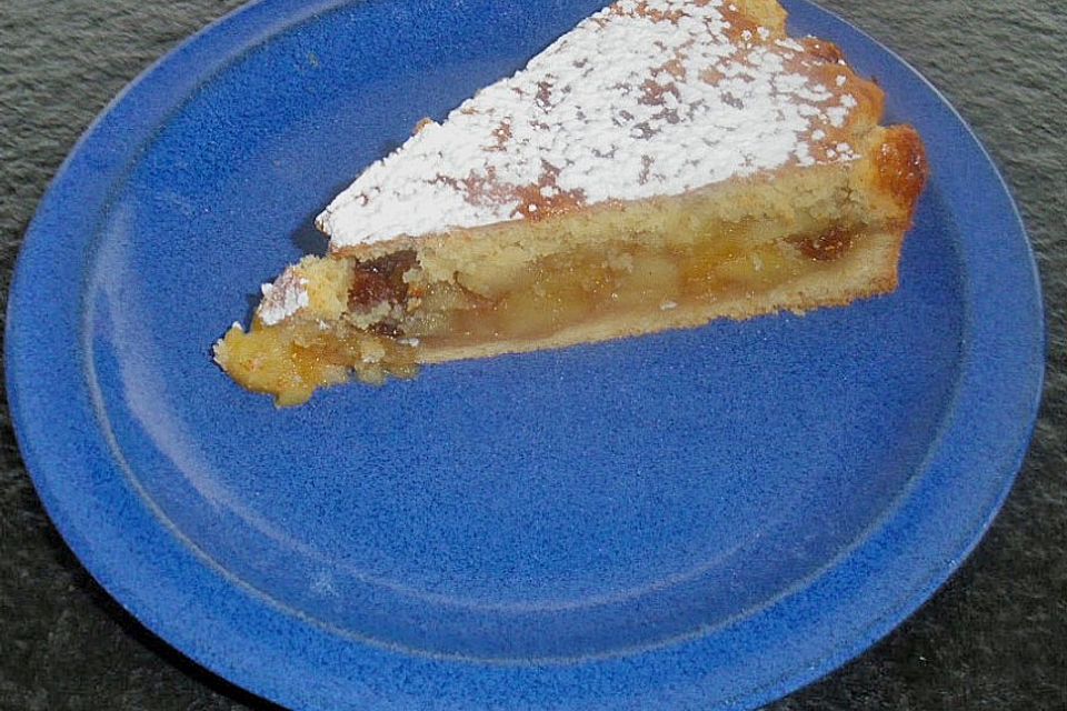 Gedeckter Apfelkuchen