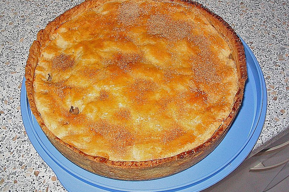 Gedeckter Apfelkuchen