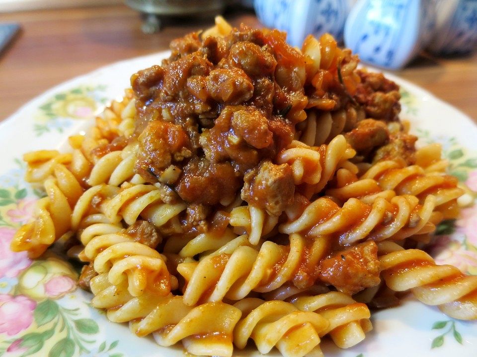 Hackfleisch Mit Nudeln Und Tomatenmark Von Scally18 Chefkoch