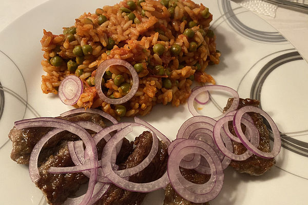 Cevapcici Mit Djuvecreis Und Tzatziki Von Barbwire86 | Chefkoch