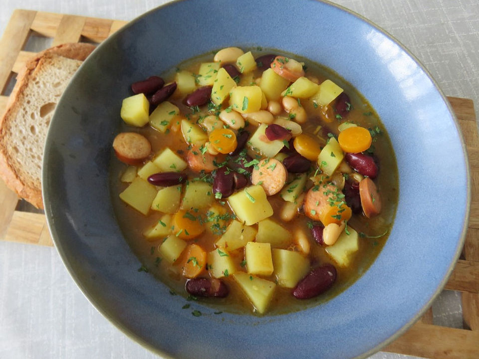 Gemischte Bohnensuppe von flotte-lotte| Chefkoch