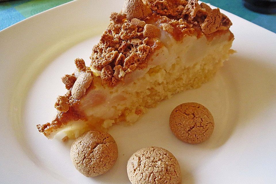 Amaretti-Birnen-Kuchen