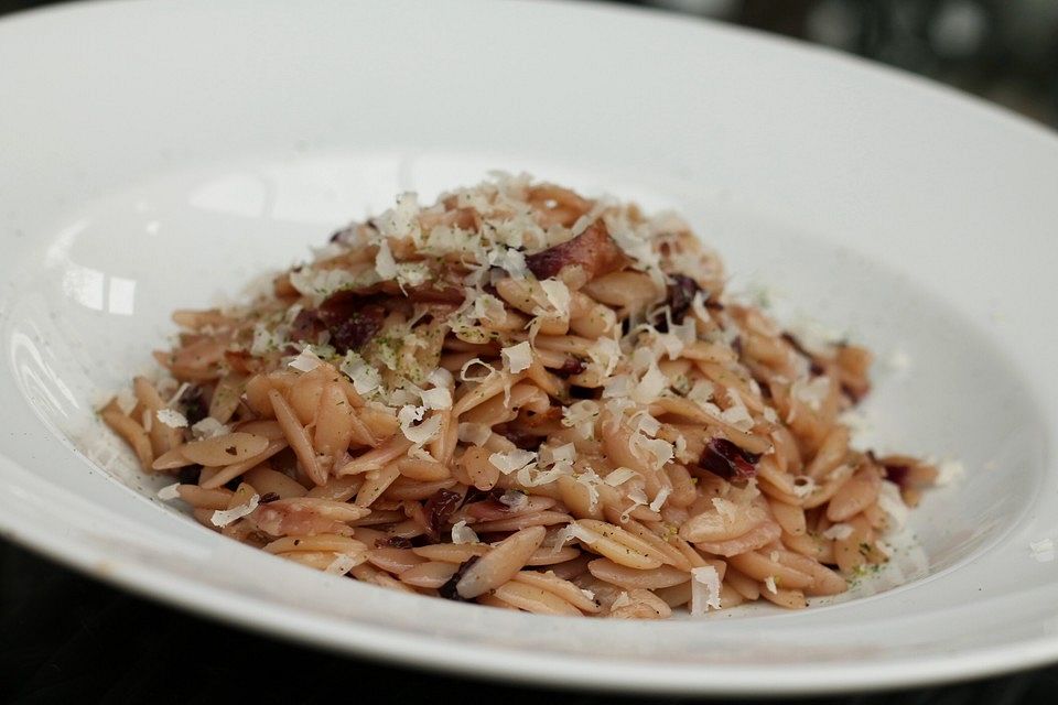 Pastasotto mit karamellisiertem Radicchio