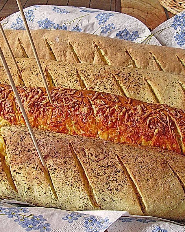 Glutenfreie Baguette-Brote