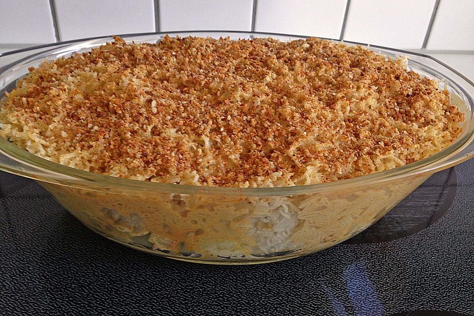 Blumenkohl-Reis-Gratin