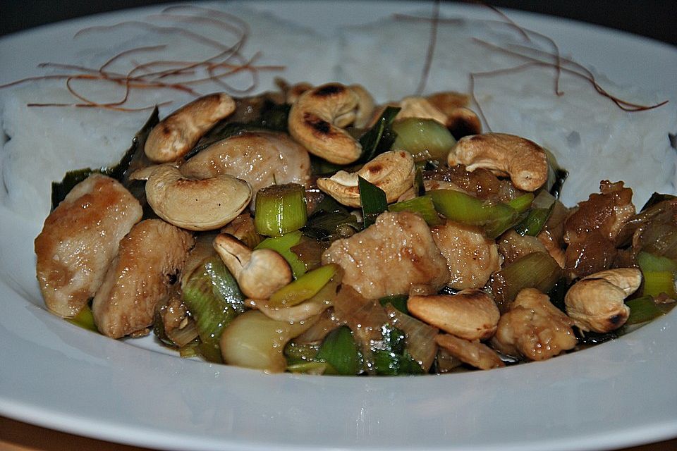 Huhn-Porree-Salat