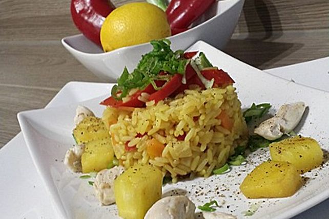 Curryreis mit Hähnchen von Kleine_Biene| Chefkoch Curryreis mit Hähnchen von Kleine_Biene| Chefkoch