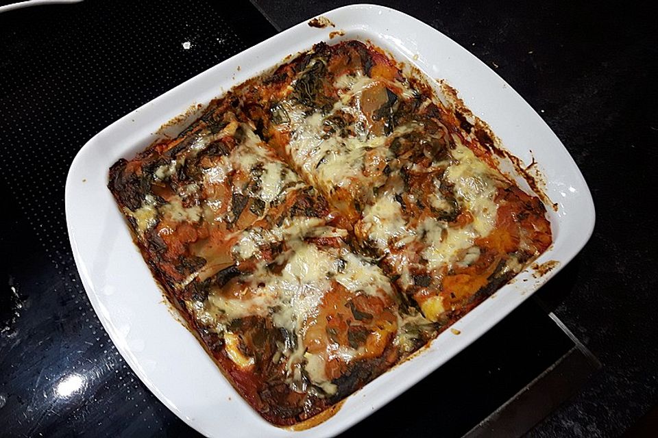 Vegetarische Nudelschnecken