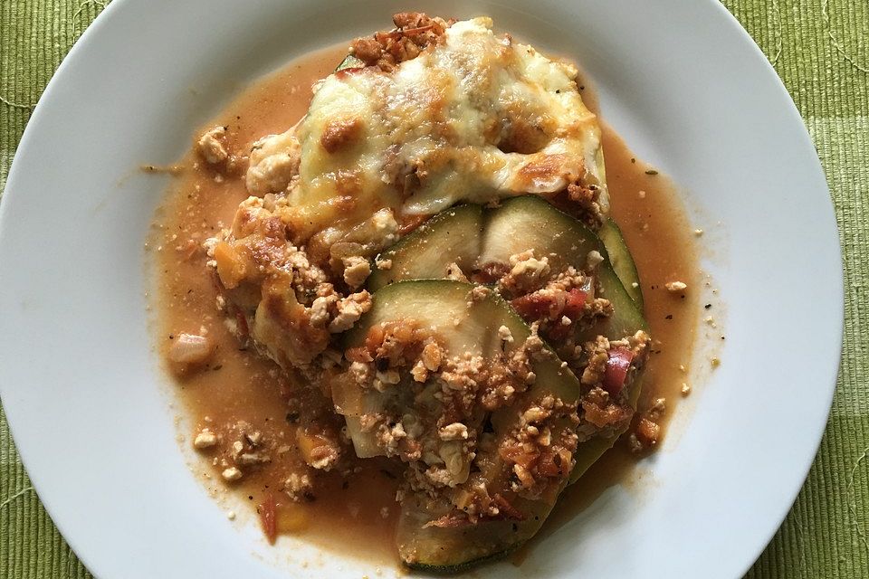 Zucchini Auflauf 'Lasagneart'