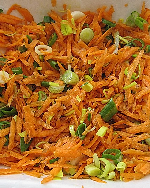 Karotten - Lauchsalat