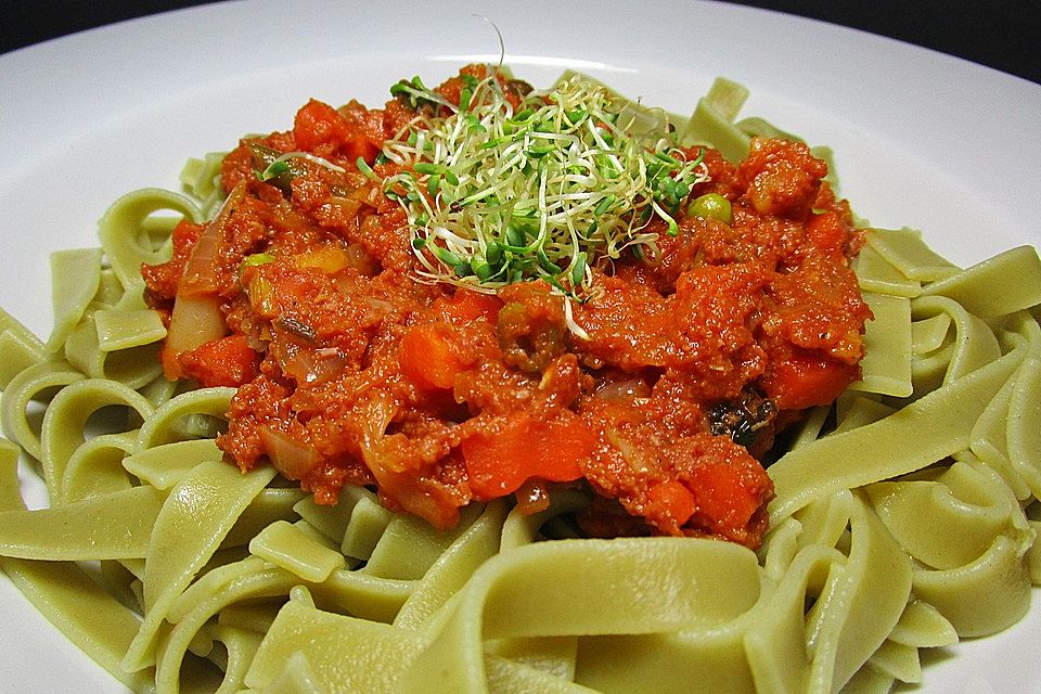 Spaghetti 'Bologneser Platte'