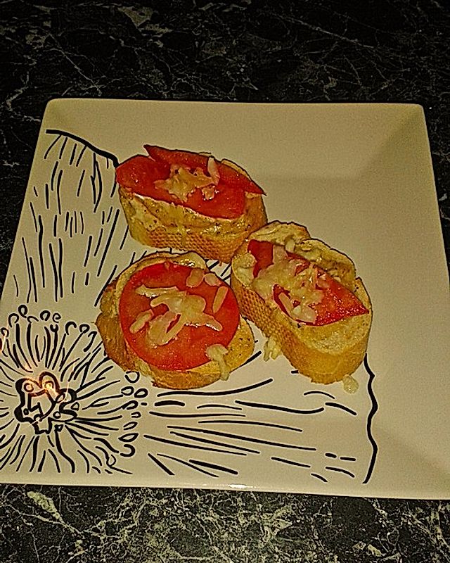 Tomaten-Knoblauch-Baguette