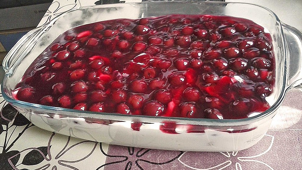 Sahne Quark Kirsch Dessert Von Nicioo Chefkoch