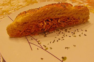 Spaghetti im Laib