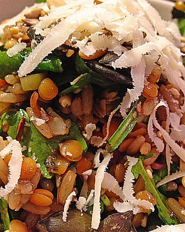 Reis-Linsen-Salat