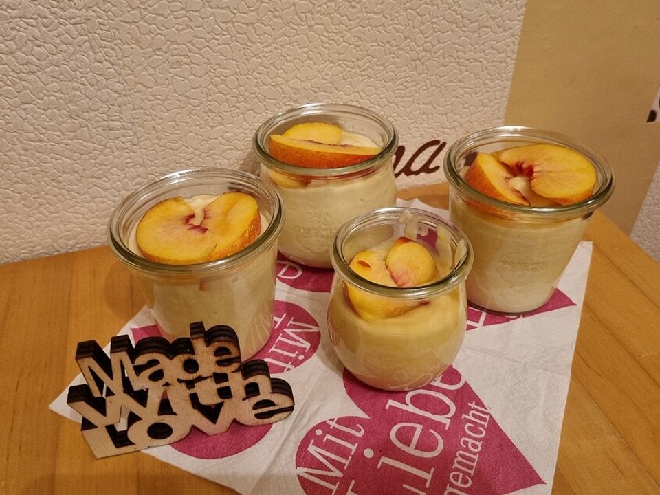 Pfirsich-Dessert von badegast1| Chefkoch Pfirsich-Dessert von badegast1| Chefkoch