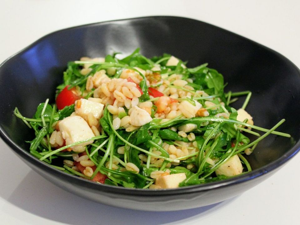 Schneller sommerlicher Salat aus Kochweizen von Calorine78| Chefkoch