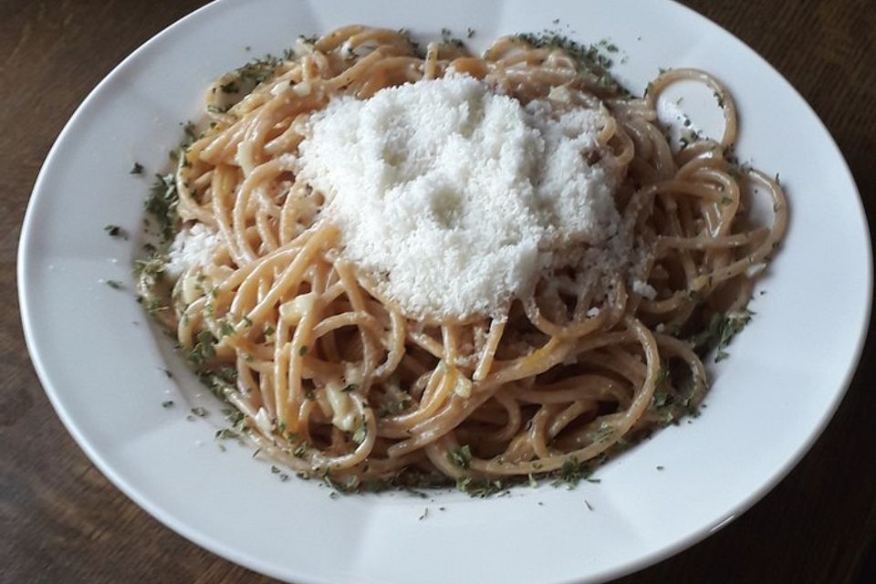 Knoblauchspaghetti Miamau