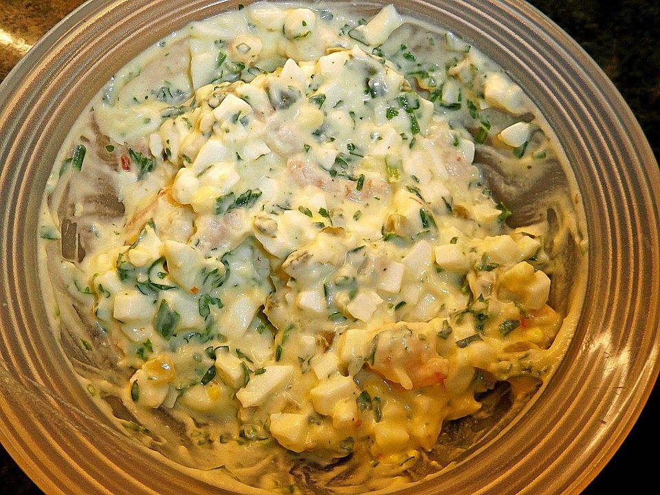 Eiersalat mit Shrimps von beastly_arielle| Chefkoch