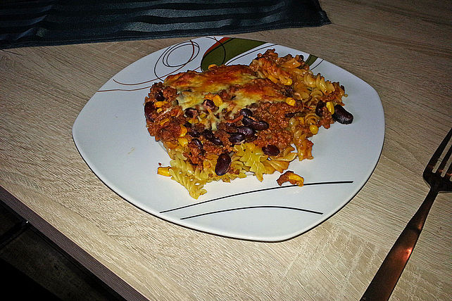 Mexikanischer Nudelauflauf von VeikkoG| Chefkoch