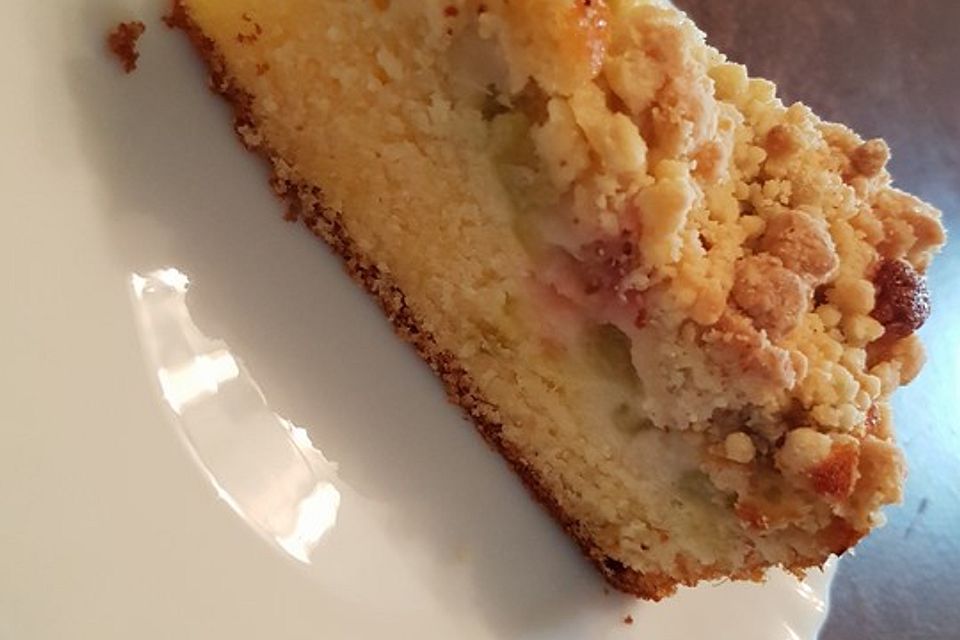 Rhabarber-Streusel-Kuchen