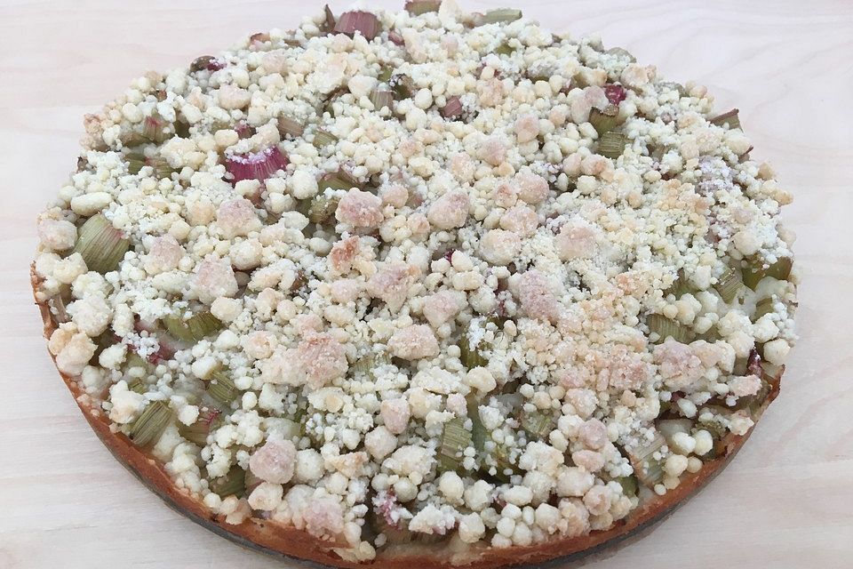 Rhabarber-Streusel-Kuchen