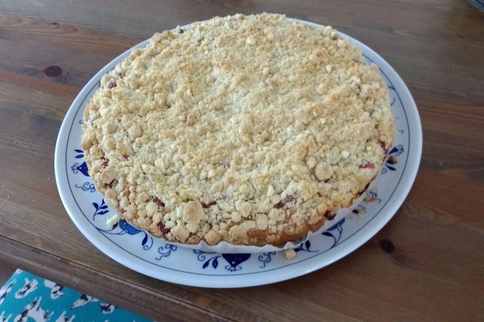 Rhabarber-Streusel-Kuchen