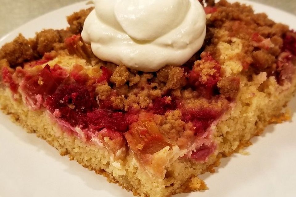 Rhabarber-Streusel-Kuchen