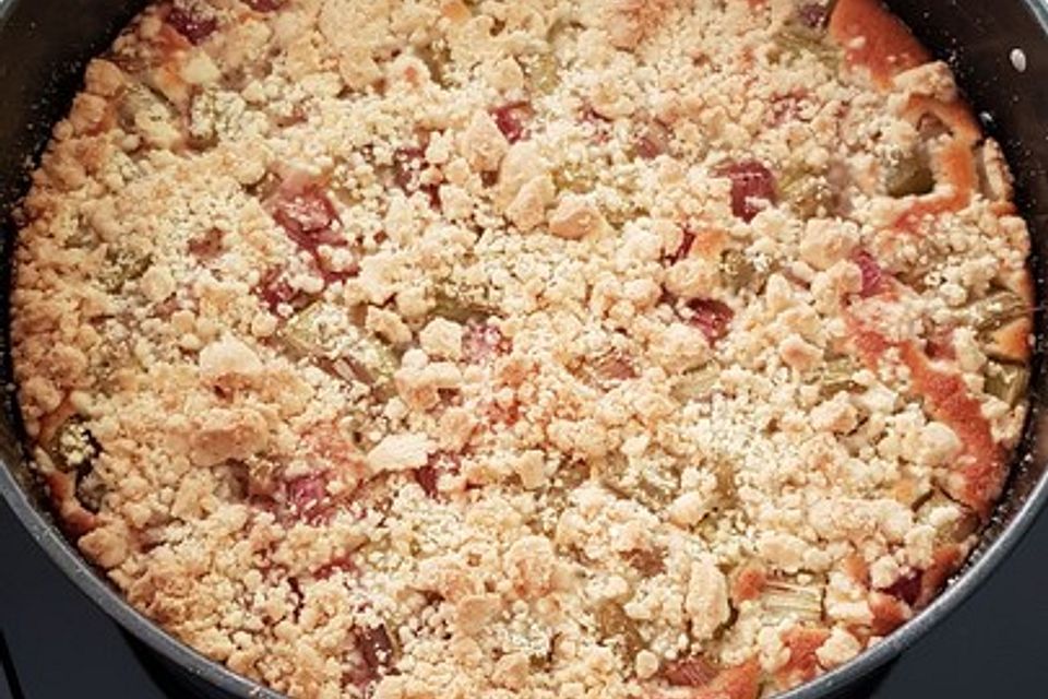 Rhabarber-Streusel-Kuchen