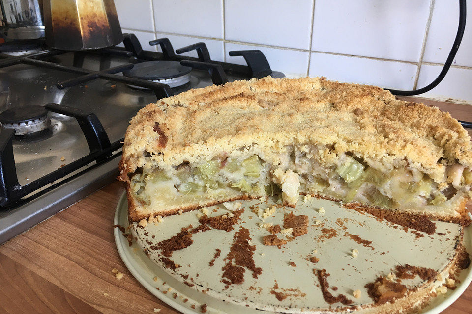 Rhabarber-Streusel-Kuchen