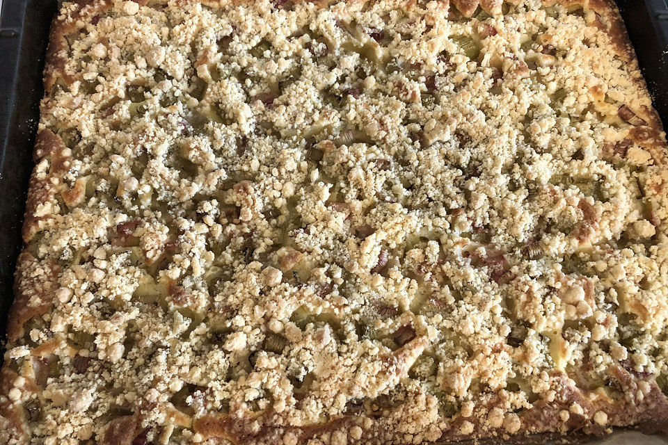 Rhabarber-Streusel-Kuchen