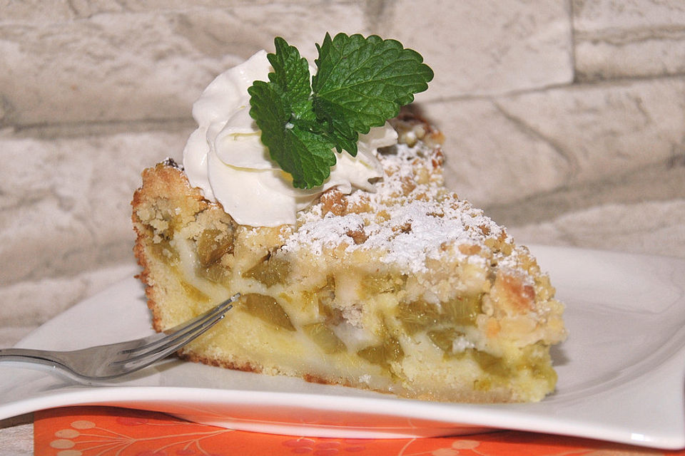 Rhabarber-Streusel-Kuchen