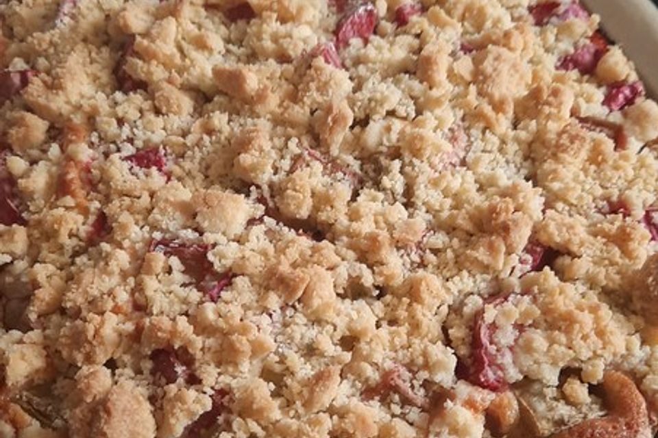 Rhabarber-Streusel-Kuchen