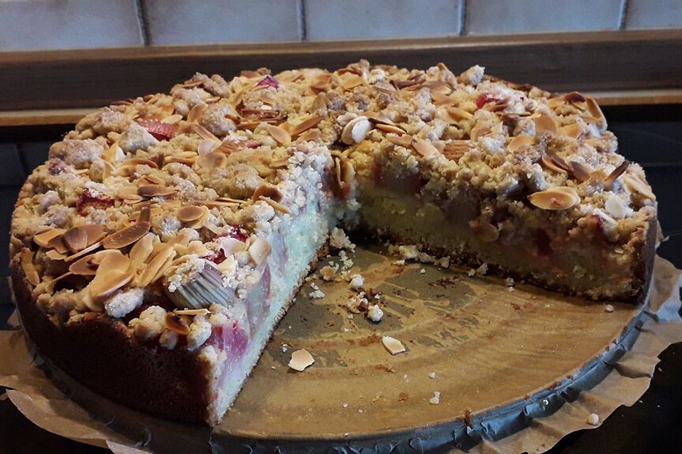 Rhabarber-Streusel-Kuchen