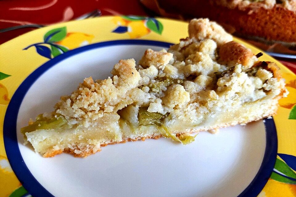 Rhabarber-Streusel-Kuchen