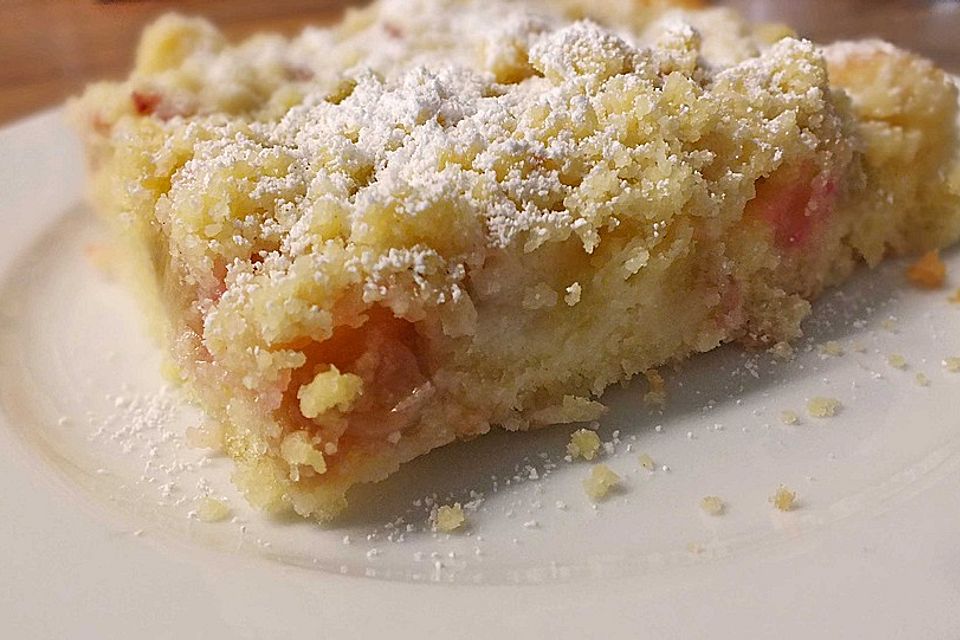 Rhabarber-Streusel-Kuchen