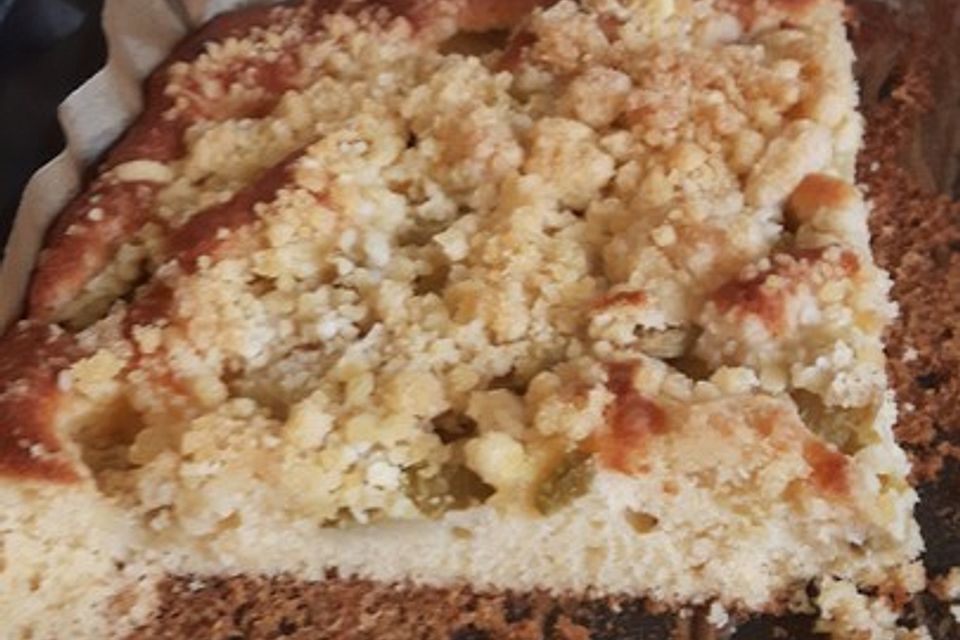 Rhabarber-Streusel-Kuchen