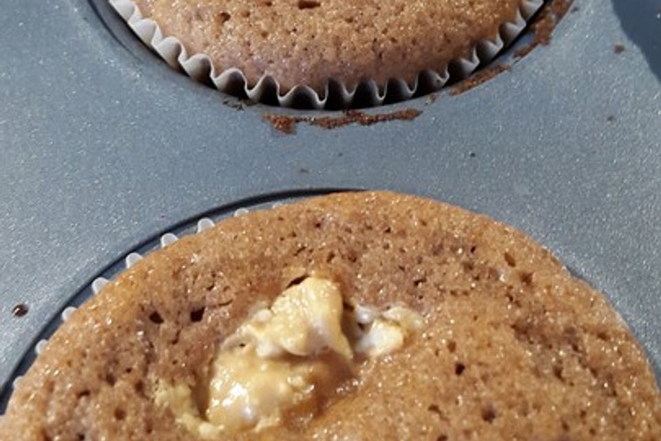 Erdnussbutter Brownie Muffin