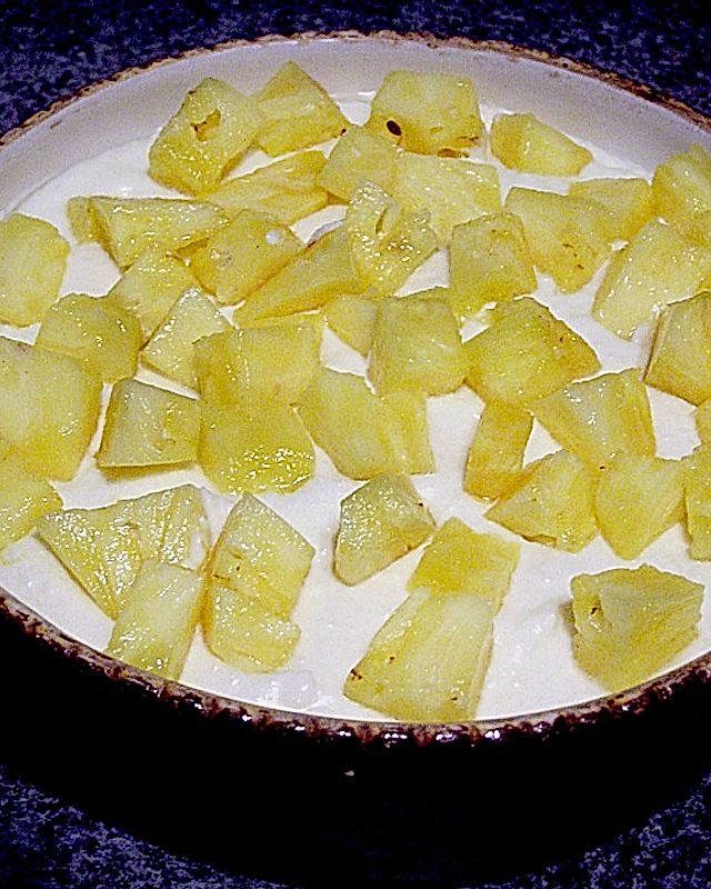 Ananas - Kokos Trifle