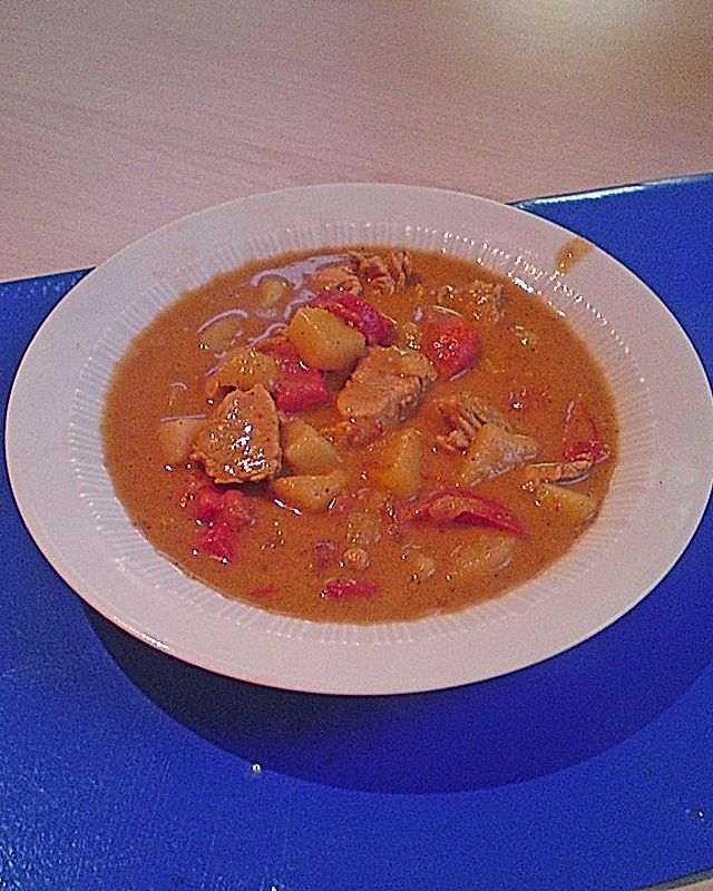 Curry mit Vindaloopaste