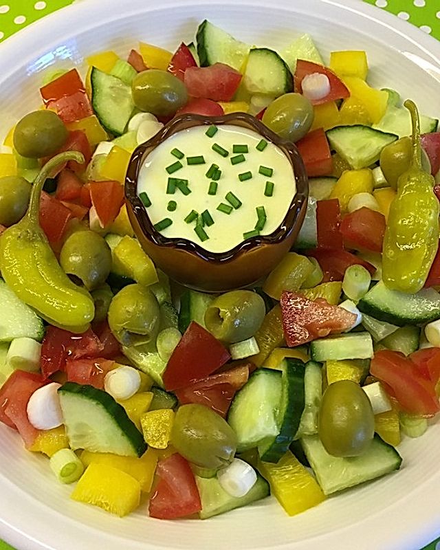 Fettarme Salatsoße