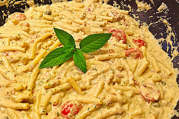 Farfalle Arrabiata Con Melanzane E Panna Von B3st Chefkoch