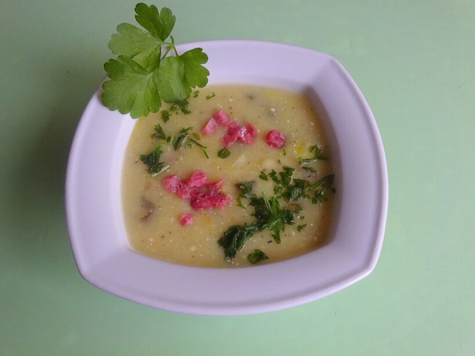 Kartoffel - Porree - Suppe mit Schinken von heike85| Chefkoch